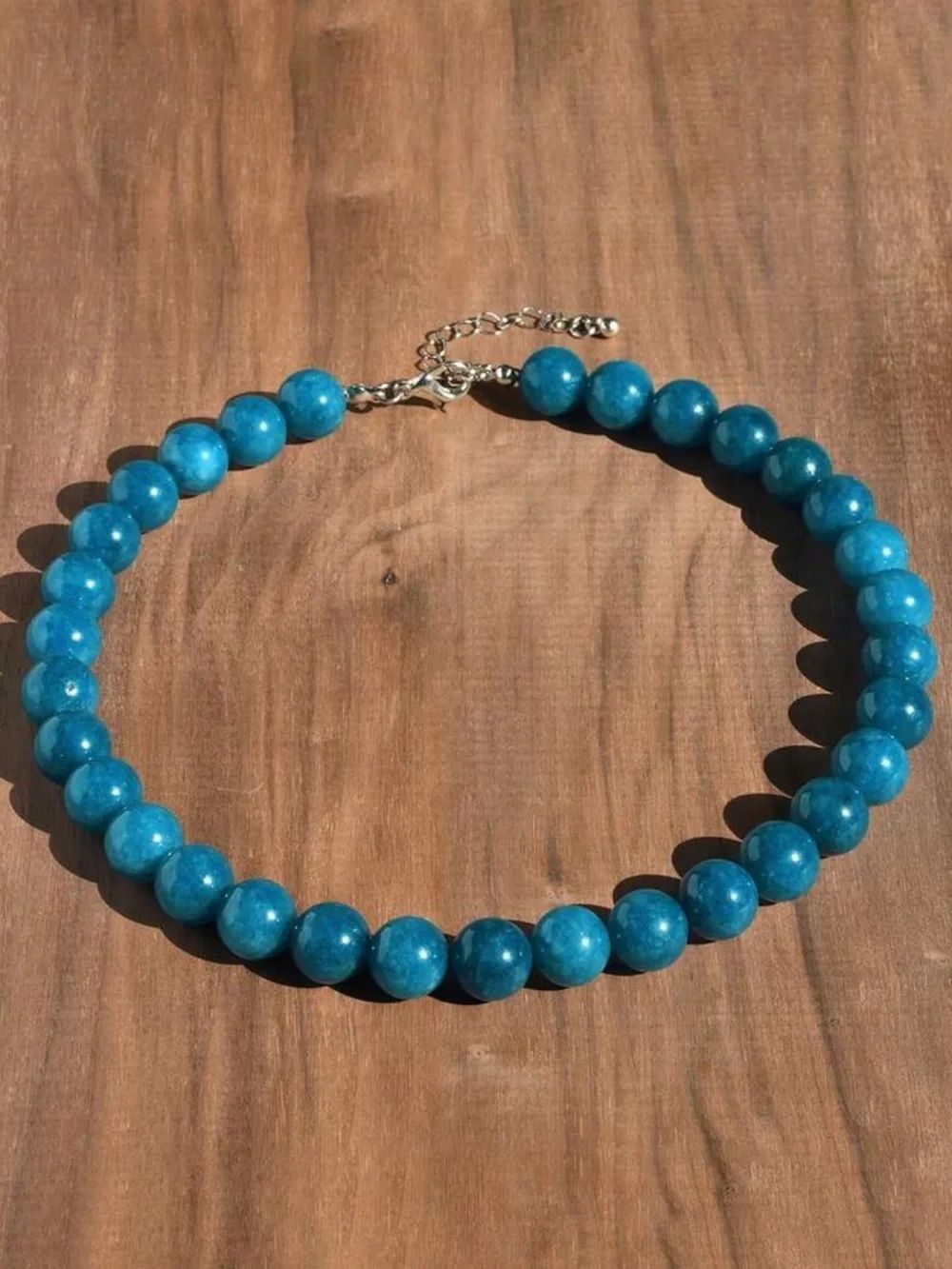 Turquoise Beaded Necklace Q1145
